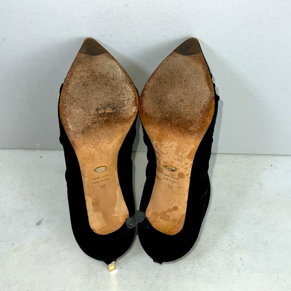 SERGIO ROSSI BOOTIES IN BLACK SUEDE - Picture 8 of 10